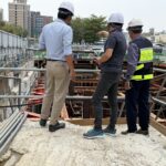 建工地違法排水致綠川水質變色　中市府跨局處稽查取締