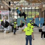 響應世界職業安全衛生日　中市勞工局取經桃機與IRTC　導入科技減災與強化高樓繩索作業安全