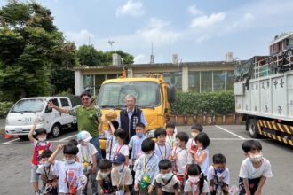 小小環保尖兵出任務　五權幼兒園參訪中市北區清潔隊