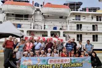 「島嶼天空」郵輪首航台中　115年台中郵輪觀光大躍進