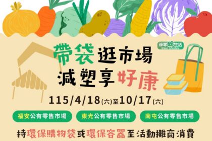 「袋」價危機來襲！　中市環保局推減塑行動 省錢又環保