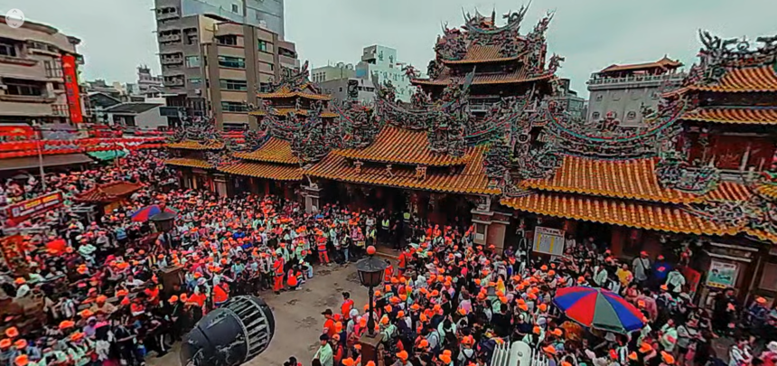 雲林縣政府結合串流技術　以360度沉浸式直播呈現媽祖進香盛況！