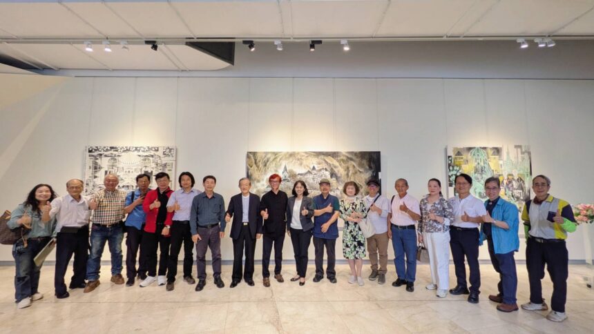 莊連東《旅歐觀想》回鄉設展　東方彩墨交織歐陸風景　彰化美術館展出至5/3