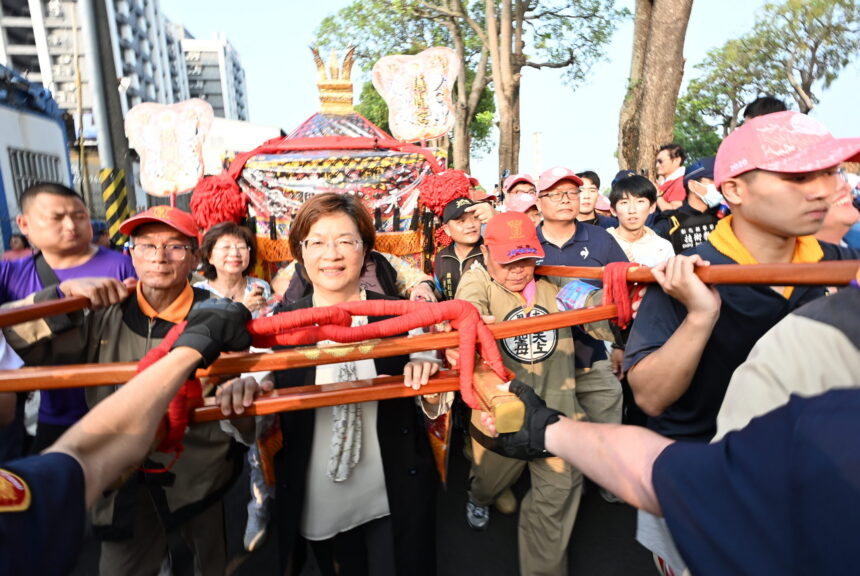「與神同行 護佑彰化」 王惠美縣長接駕大甲媽祖　祈福護佑鄉親安康