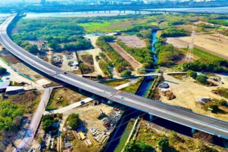 提升中彰通行便利性　縣長王惠美視察「臺中大肚-彰化和美跨河橋梁工程」