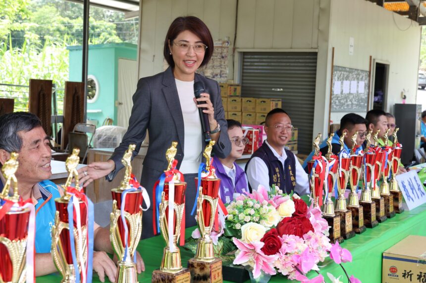 竹山青溪協會公益盃門球邀請賽　許縣長鼓勵長輩以球會友