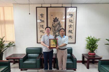 田中分局歡送第四組巡官田茂明危勞降齡自願退休