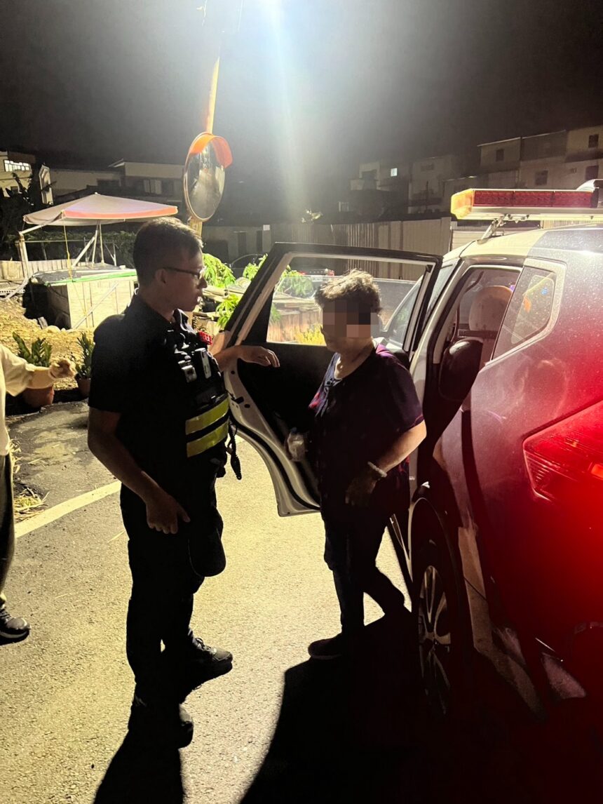 員林暖警協助異地失智長者　平安護送返家