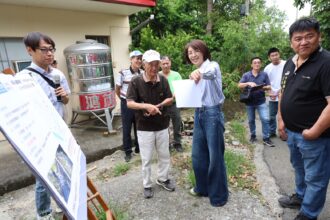 中寮鄉15處農水路急需改善　許縣長會勘核撥2,297萬9千餘元改善