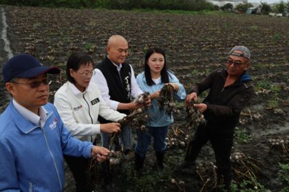 清明豪雨重創蒜田　雲縣府會勘籲中央啟動災損救助