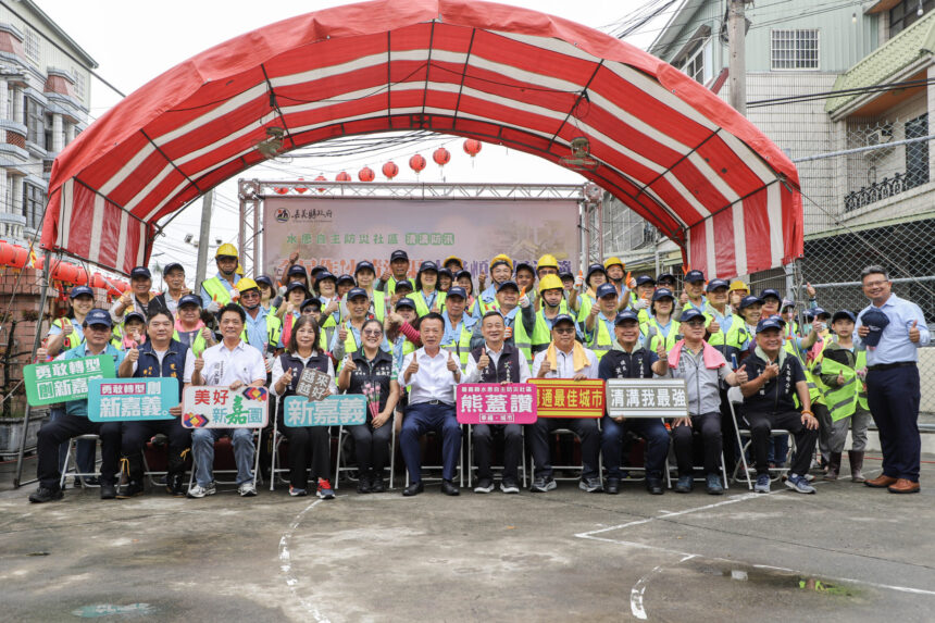 嘉義縣全面提升防汛整備　民雄雙福村示範清溝行動