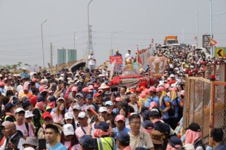 大甲媽祖遶境新港迎駕典禮　「善」的力量團結人心