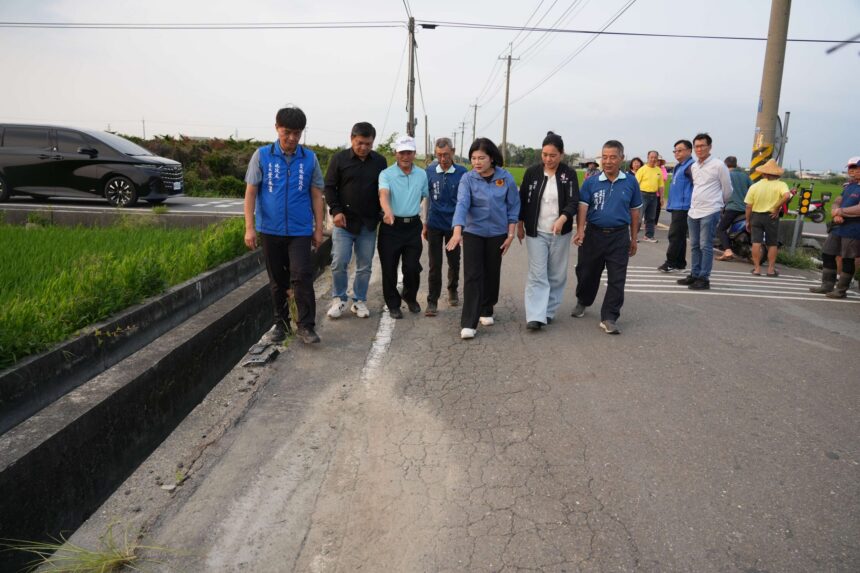 改善農路守護用路安全　雲縣府投入575萬修繕石龜農地重劃區農路