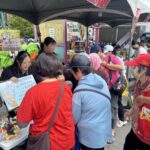 大甲媽祖駐駕新港　嘉縣府政風處設攤宣導反詐反賄、護廉能