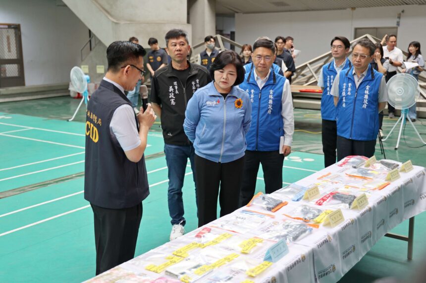 雲林檢警鐵腕大掃蕩　聯手斬斷『槍、毒、詐』 肅槍名列六都以外全國第二名　張麗善縣長嘉勉　期許警民一體 守護家鄉治安