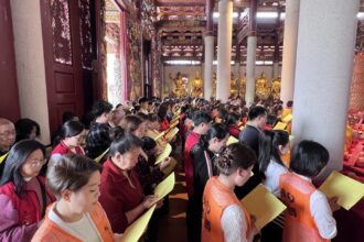 昆山慧聚天后宮舉行觀音聖誕祭典　為兩岸善信大德誦經祝禱