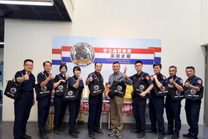 媽祖遶境　暖心補給　溪湖員警有感