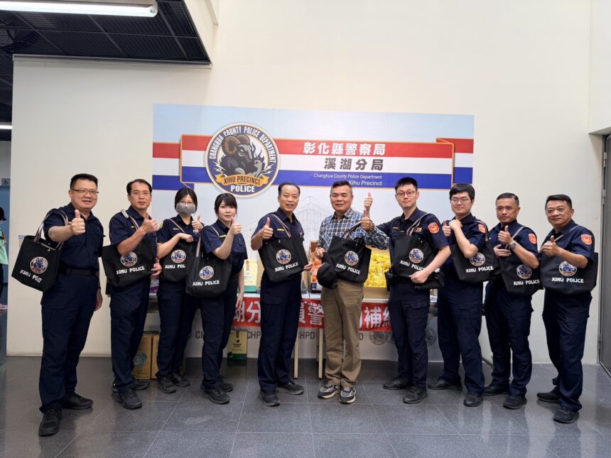 媽祖遶境　暖心補給　溪湖員警有感