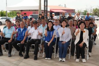 從災難記憶到藝術地標　口湖「戰水英雄」裝置藝術動土