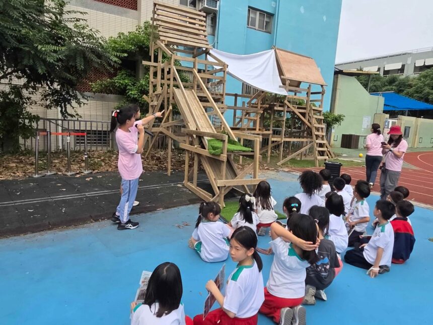 從喊熱到行動　市大附小學生打造涼感樹屋為校園降溫