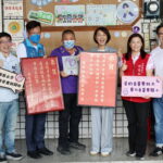 投縣營南、敦和社區獲紫絲帶社區認證 許縣長親貼紅榜表揚