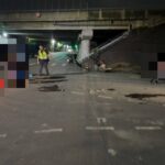 鹿港暖警捲袖主動協助清掃車禍碎片　避免造成二次交通事故　備受讚許