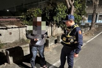 天冷飲酒不勝酒力倒臥路旁　和美員警親切關懷