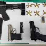 2毒槍嫌拒檢逃逸　嘉警迅速圍捕查獲長短槍及大批子彈