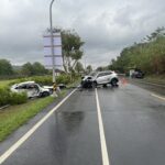 中埔警呼籲天雨路滑　駕駛朋友請減速慢行　注意行車交通安全