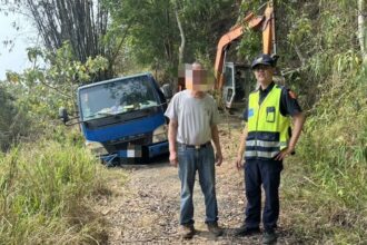 桃園民眾送貨至大埔　導航迷失山區產業道路　中埔警急救援