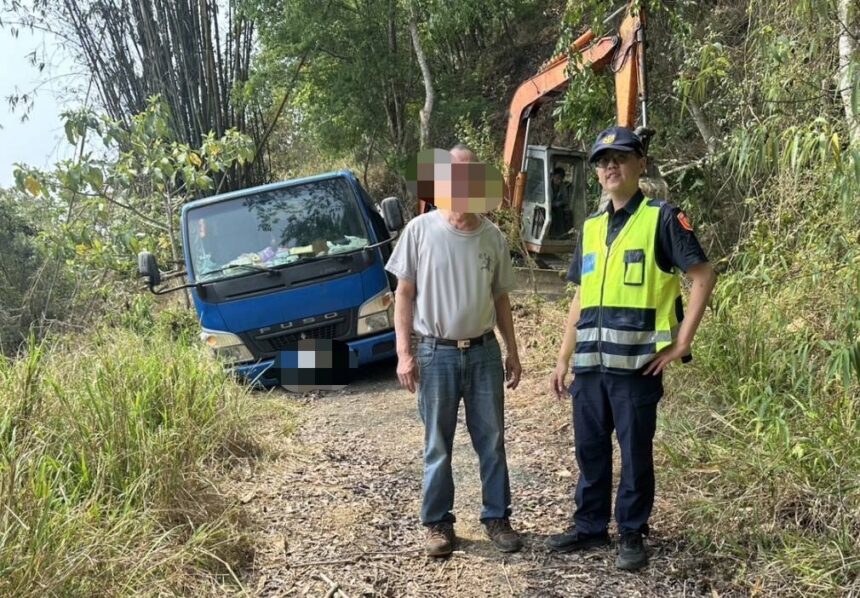 桃園民眾送貨至大埔　導航迷失山區產業道路　中埔警急救援