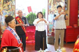 嘉邑震安宮玄天上帝祝聖大典　黃敏惠主祭祈願市運昌隆