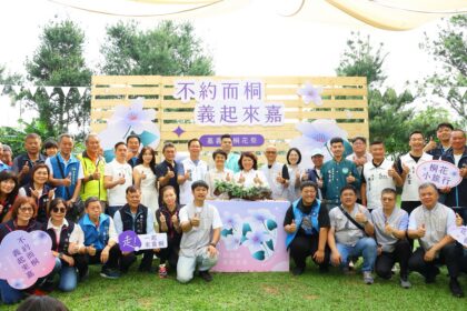 桐花未滿、希望已開！嘉義桐花祭風災後登場　黃敏惠祈福小卡祝新生
