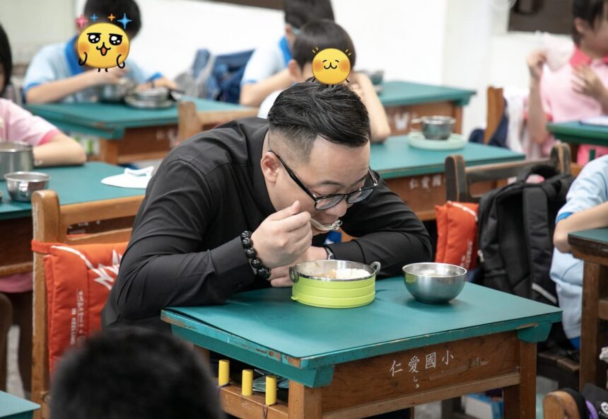 童子瑋兩度入校與學童互動　基市教育處：勿將校園作政治操作場域