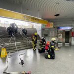 強化車站防災韌性　基隆火車站火警實兵演練結合自衛消防編組