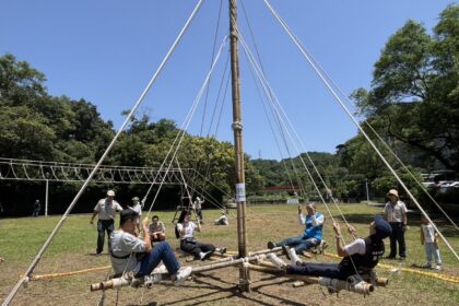 山海基隆‧童心啟航！大地遊戲百組親子闖關攀爬　笑聲響徹四維公園