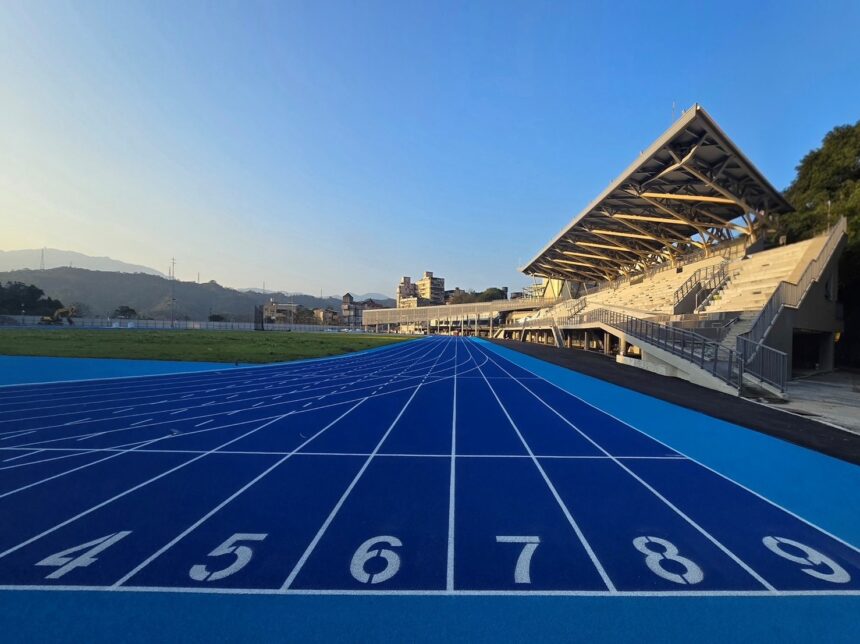 基隆市立田徑場通過國家級400公尺賽道認證　9月開放試營運