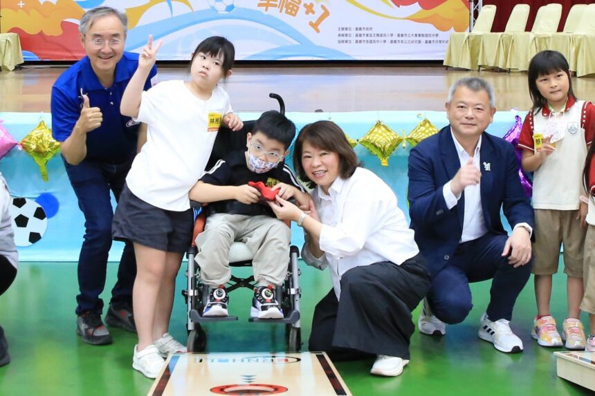 黃敏惠見證布袋球首度登場　嘉市適應體育再創新亮點