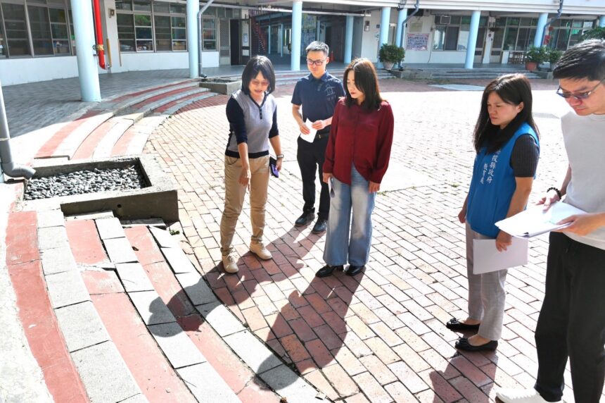 馬文君立委爭取近800萬元經費　改善埔里育英國小校園地坪　守護學童安全