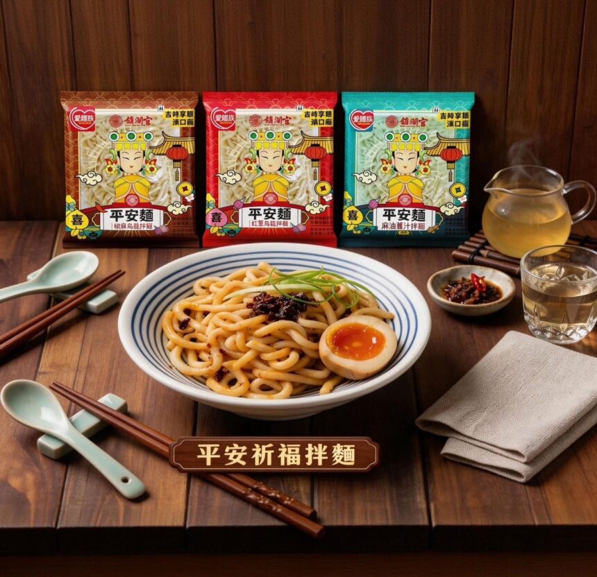 4/3～4/6搶攻百萬人潮商機   愛麵族聯名「平安麵」進駐大甲遶境市集！