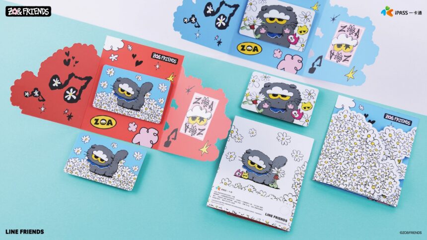 全宇宙最幸運的貓登場　 LINE FRIENDS (韓國 IPX) 與 G-DRAGON 共同創造的角色　「ZO&FRIENDS」推出系列一卡通　  4/20 7-ELEVEN uniopen PRIMA 　訂閱制會員搶先購5/1限量開賣