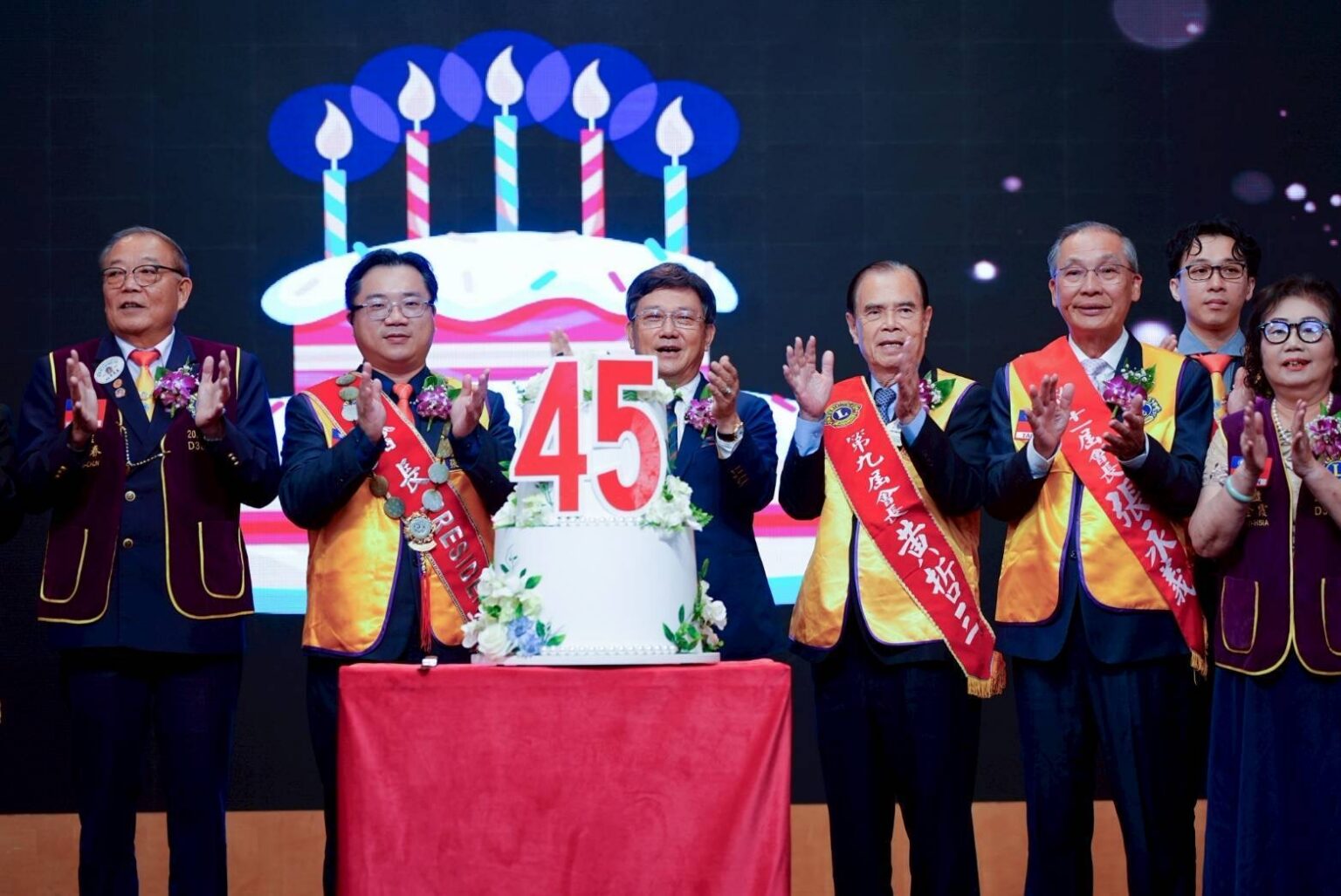 全國唯一五位總監典範　金龍獅子會第 45 屆授證盛大舉行　張孟傑會長領軍開創服務新紀元