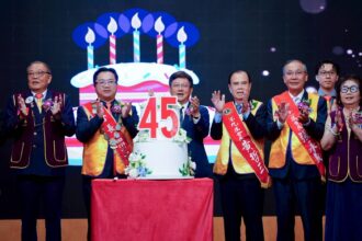 全國唯一五位總監典範　金龍獅子會第 45 屆授證盛大舉行　張孟傑會長領軍開創服務新紀元