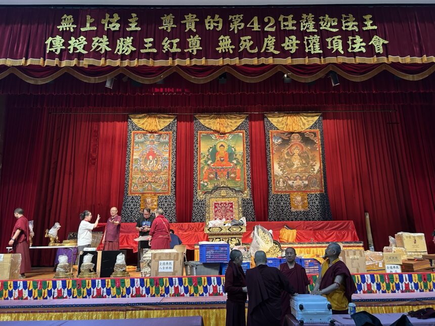 薩迦法王對台灣最深的祝福　4/25殊勝十本尊灌頂隆重登場