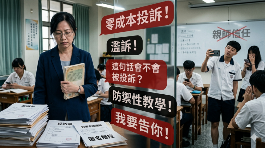 校園投訴風暴下，好老師正在退場 　教育現場的信任危機已經炸開