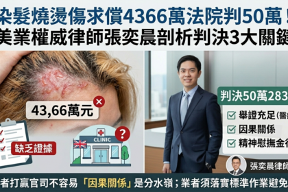 「法律專欄」染髮灼傷求償4366萬　法院卻只判賠50萬    合理嗎？