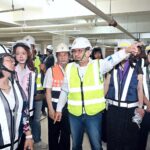 停車空間升級、通學更安全　侯友宜視察板橋信義國小地下停車場　力拚今年11月完工