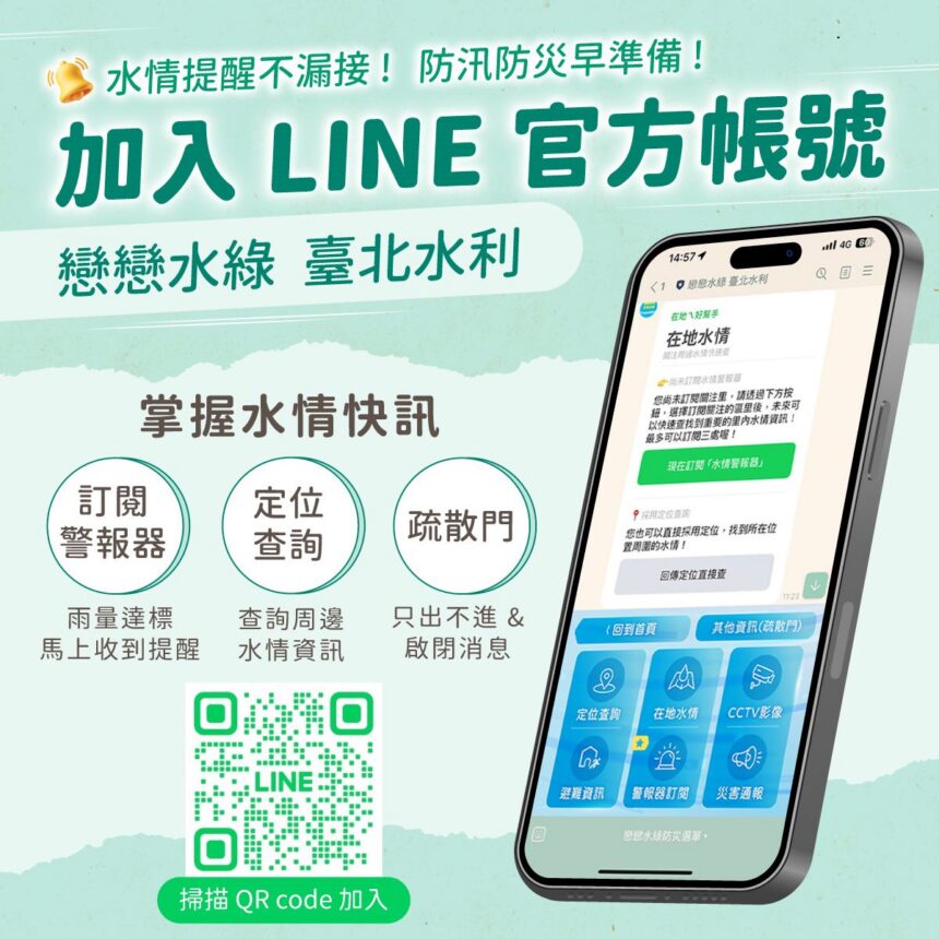 北市邁向防洪韌性城市　結合AI與生態治理打造智慧水環境