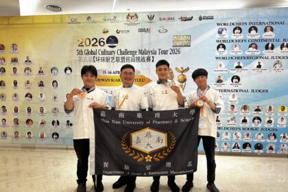 嘉藥西餐隊遠征砂拉越國際廚藝賽 勇奪4銀2銅