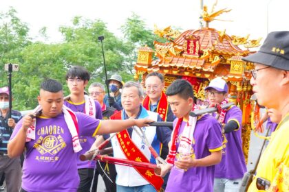 中投宗教文化盛事！　烏日玉闕朝仁宮徒步會香草屯敦和宮　鄭副市長送駕祈求國泰民安